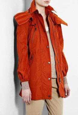 burberry showerproof bomber jacket orange red|Burberry coats for women.